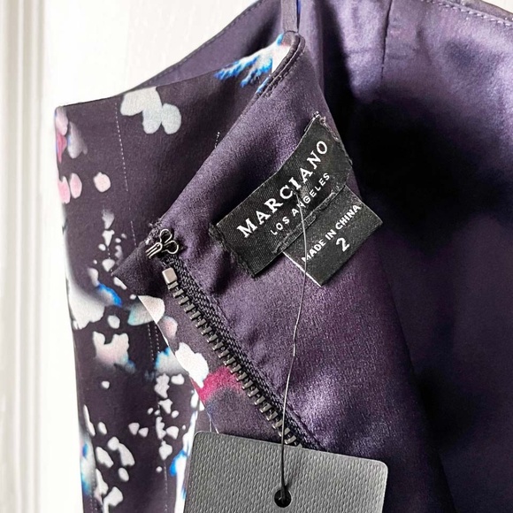 MARCIANO Night Motion Ruched Dress NWT - Picture 8 of 13